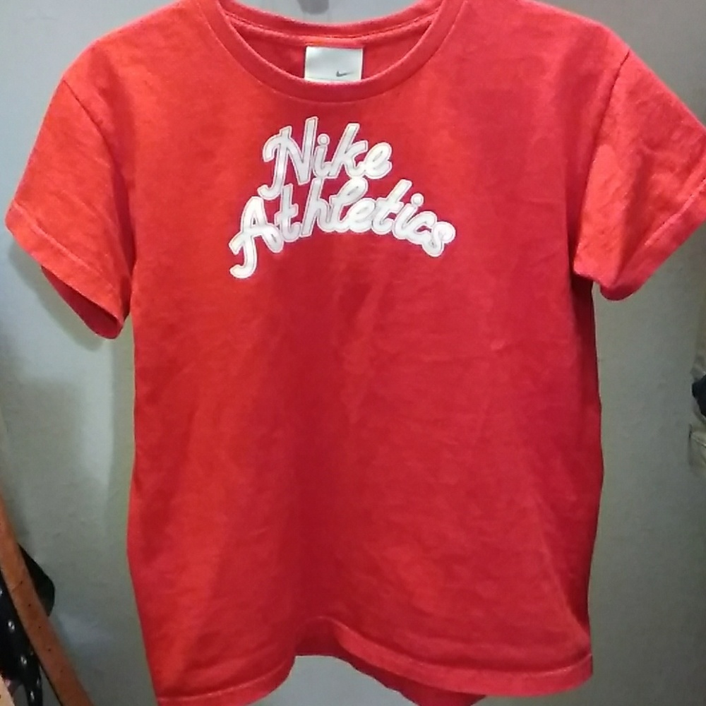Red Nike shirt